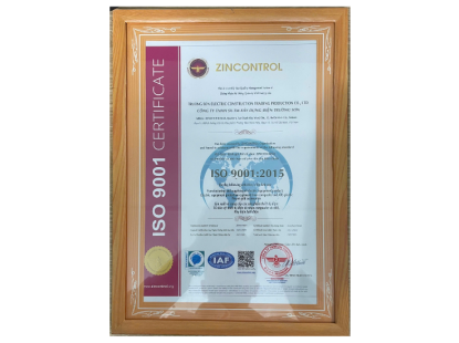 Chứng chỉ ISO 9001:2015